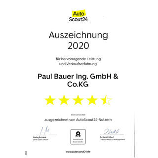 AutoScout24 - Auszeichnung&nbsp;2020